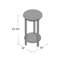 Vivienne Bone Inlay Side Table
