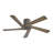 5 Solid Wood Blades Indoor Flush Mount Ceiling Fan With Remote-637830379-668650131-637830376