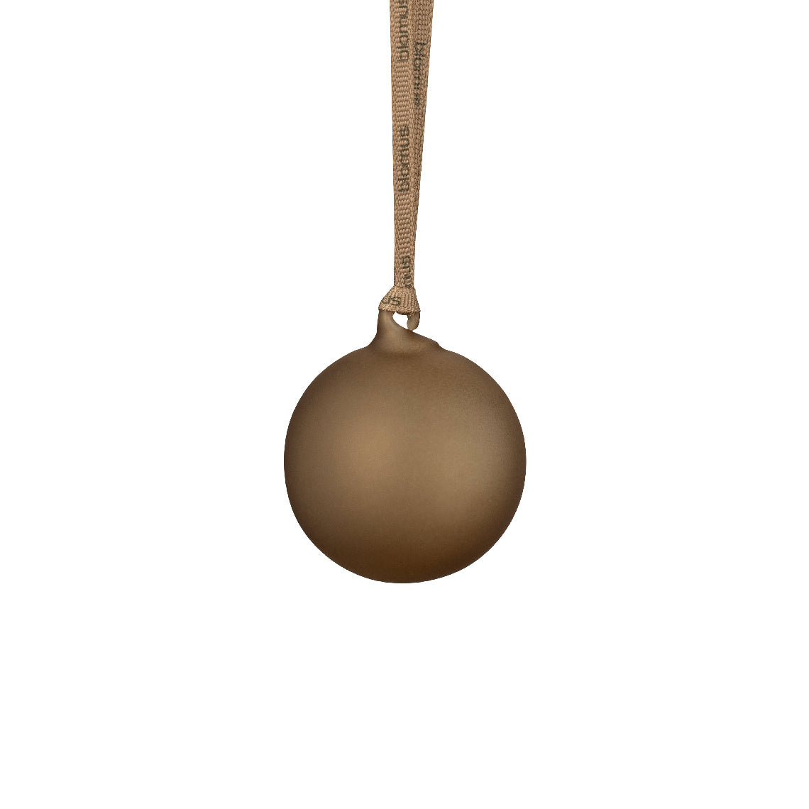 JUHLA Matte Glass Ornament, Tan