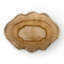 Cream Ceramic Planter With Scalloped Rim