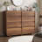 Modern 53.1" W Dresser With 8 Drawers, Double Dresser With Large Storage Space For Bedroom, Living Room,Walnut-1913971568