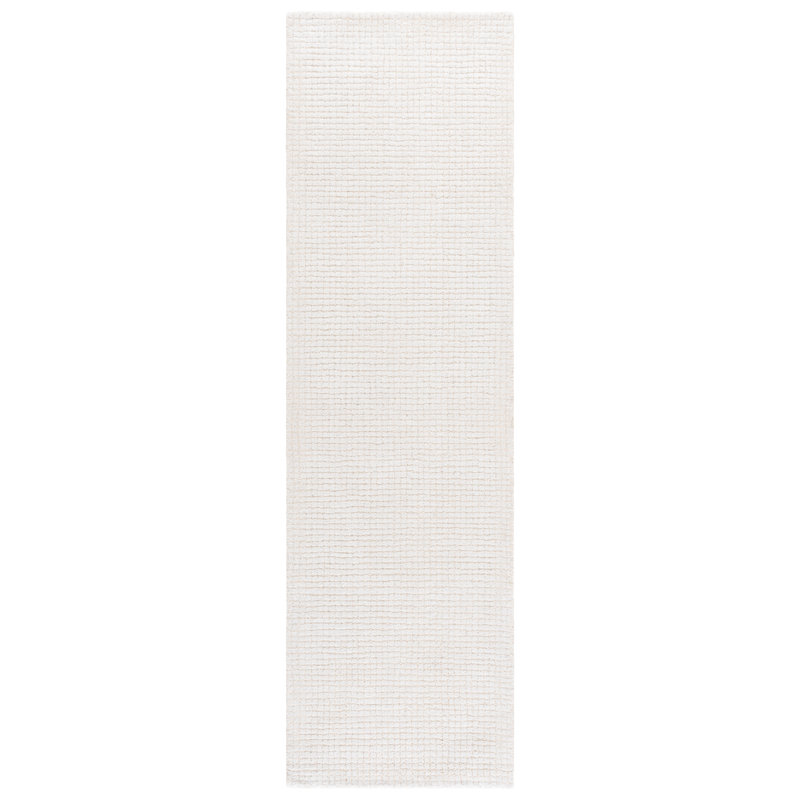 Abstract Hand Tufted Performance Solid Color Indoor Rug, Runner 2'3" x 8'