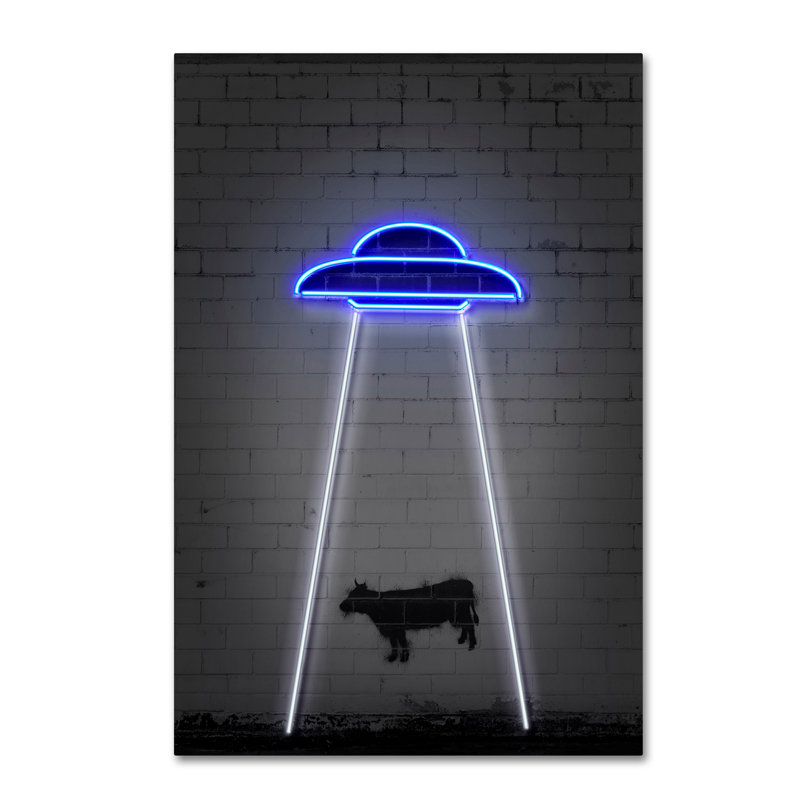Magar Magar «UFO», reproduction d'impression sur toile tendue, H 19 po x l 12 po