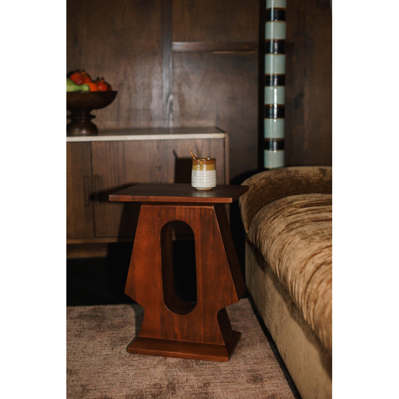 Pilaster Solid Wood End Table