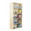 5-Shelf Bookcase, Montessori Bookshelf in Birch Plywood, 60"-Display Storage Unit