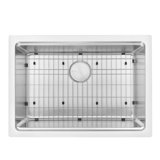 Ruvati 27-inch Undermount Workstation 16 Gauge Stainless Steel Kitchen Sink Single Bowl - RVM5227
