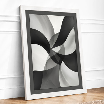 Spiral Vortex Geometric - Framed Print