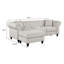 Canapé modulaire 2 pièces avec chaise longue Pers Persil