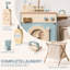 Jouet de cuisine en bois pour enfants Playset 3