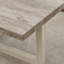 Table de bout contemporaine, gris vieilli et beige-1204851254