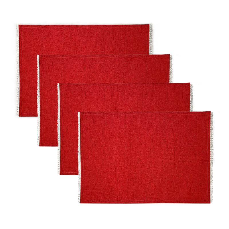 Lenox French Pearl Placemat, Red