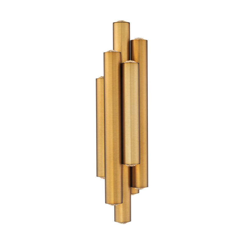 Silo 14 - Light LED Armed Sconce, Aged Brass