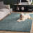 Sga-Amoroso Shag Performance Solid Color Rug-569044571