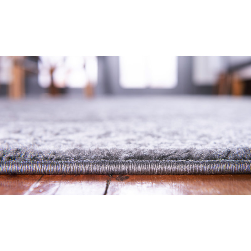 Dark Grey Rug, Rectangle 61 x 91cm