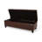 Large Upholstered Storage Ottoman With Hinged Lid, Ideal For Living Room And Bedroom, Combining Style And Functionality.