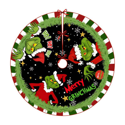 Christmas Tree Skirt 60 Inch, Holiday Base Cover, Festive Xmas Decorations, Perfect Holiday Decor