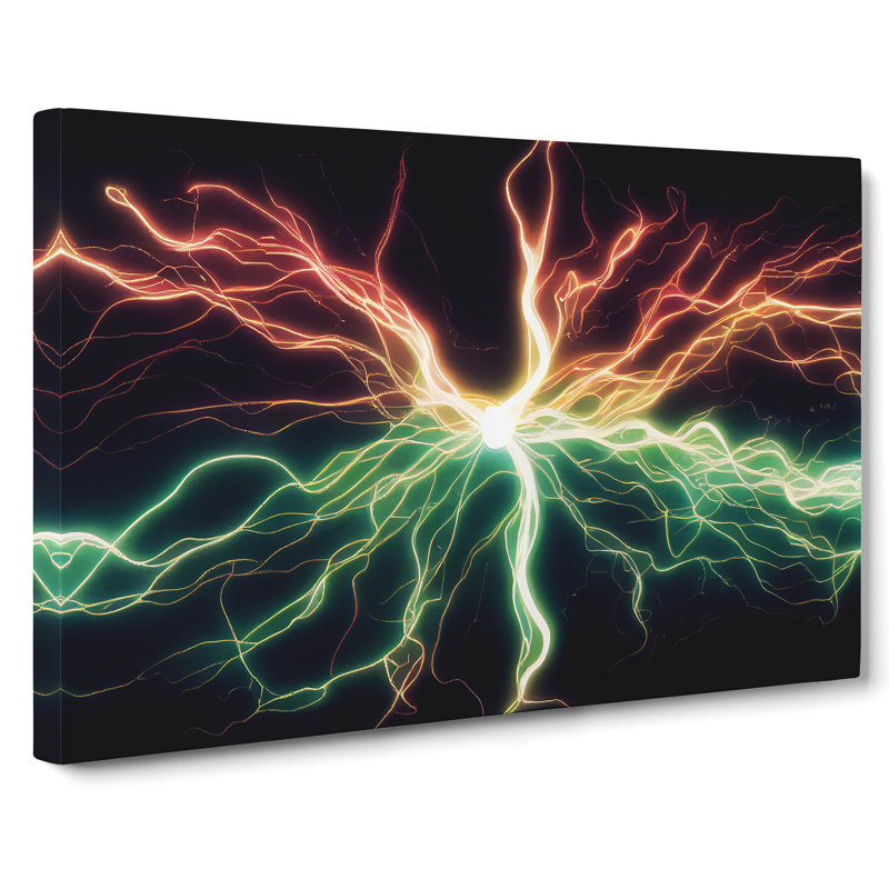 Electricity Art Vol.2 - Wrapped Canvas Print, 35cm H x 50cm W x 3cm D