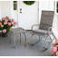 Petite table d'appoint carrée en rotin