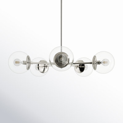 5 - Light Metal Dimmable Sputnik Chandelier