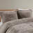 Shaggy Long Fur Comforter Mini Set-121108289-121108287