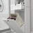 One-Compartment One-Drawer Tilt-Out Laundry Sorter Cabinet - White