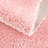 Libero Solid Shag Pink Area Rug-815606489