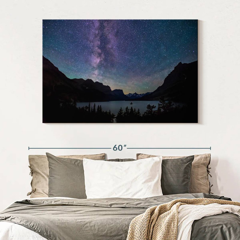 Oberle Saint Mary Lake Under Milky Way