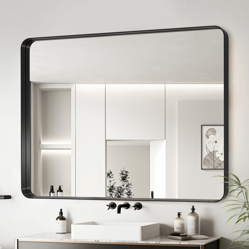 Miroir d'intérieur, miroir mural, miroir de salle de bain rectangulaire, 30 po x 40 po, Rectangle