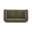 Canapé deux places capitonné bouclé - 160 x 81 x 69 cm - Bouclé, Bois massif - 1 pièce - Canapé deux places - Vert olive - Revêtement bouclé-269370544