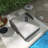 43.7" Wicker Reclining Outdoor Patio Daybed-1306237871