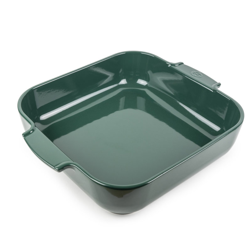 Peugeot Appolia Square Ceramic Baking Dish, 3.54" H x 14" L x 12.6" W