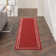 Argentino Abstract Machine Woven Chenille Indoor/Outdoor Area Rug in Red