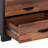 Eloy Walnut & Espresso Finish Accent Table