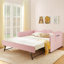 Lits multifonctionnels avec rangement, lit de jour en bois et bois aggloméré Vichy pour chambre d'enfant