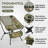 Ultralight Folding Camping Chair, Heavy Duty Portable Compact For Outdoor Camp, Travel, Beach, Picnic, Festival, Hiking, Lightweight Backpacking (Camo)