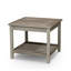 Longs Peak Eucalyptus 2-Shelf Side Table, Espresso