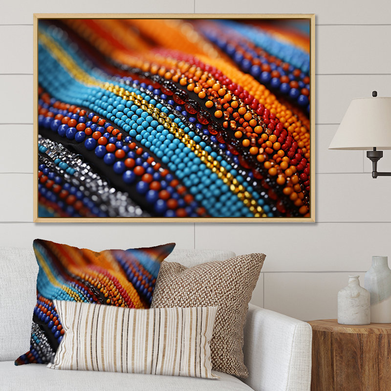 Tribus d'Afrique, perles de Samburi I - tribus d'Afrique, impressions sur toile, H 16 po x l 32 po x P 1 po