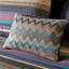 Housse de lit de jour 6 pièces, réversible à rayures multicolores, taille matelas simple, comprend la housse, 3 taies d'oreiller, un coussin décoratif, lavable à la machine, motif à rayures, taille adaptée.