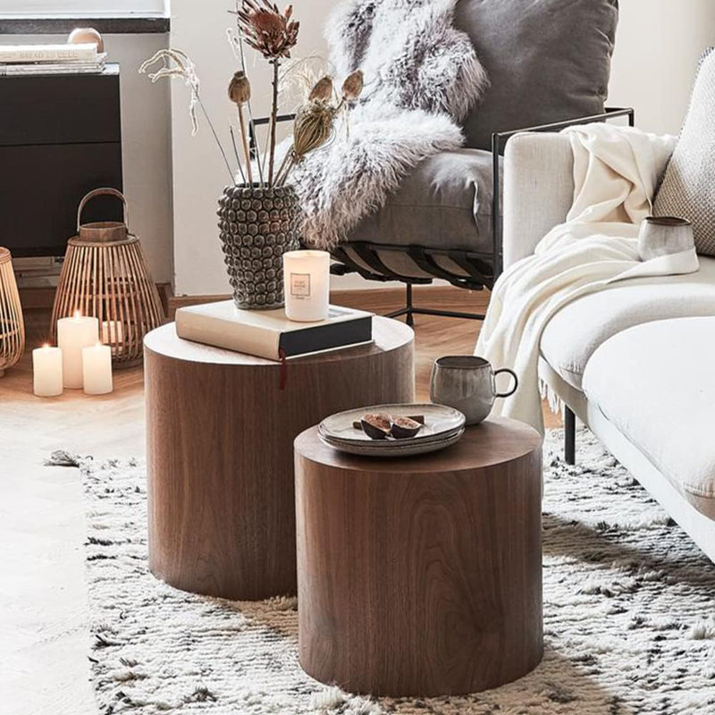 Arthos 2 - Piece Solid Wood Living Room Table Set