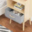 Table de bout avec rangement 2 pièces et tiroir pliable en tissu-1156855029