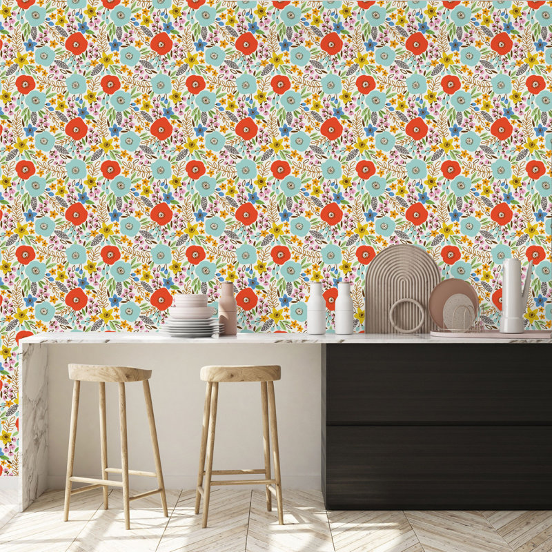 Panneau de papier peint, L 18,75 po x l 25 po, Papier