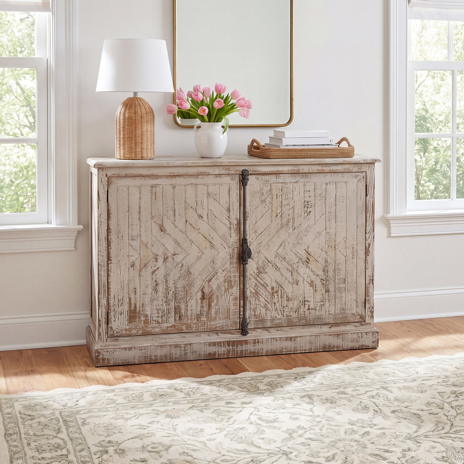 Pine 2-Door Sideboard