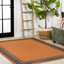Tapis orange / gris foncé Hastin-628404228