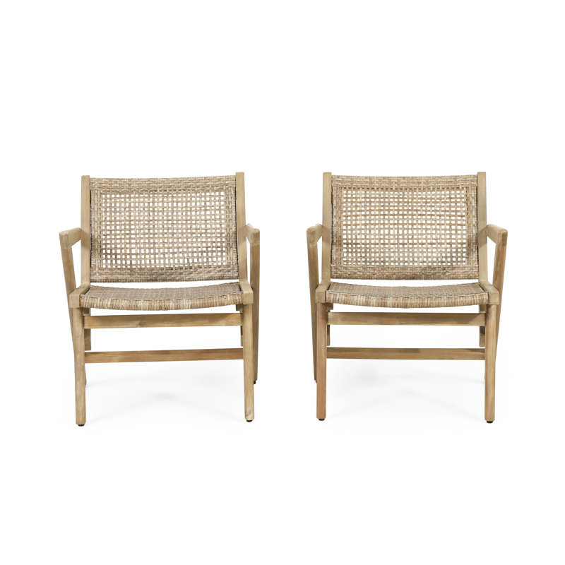 Firenze Acacia Outdoor Lounge Chair