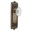 Egg & Dart Plate with Crystal Victorian Knob-306012717-306012718