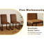 2 chaises de bureau en cuir, mousse, structure en fer, support ergonomique, facile à assembler pour deux personnes, pieds robustes, plusieurs couleurs-118882013