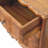 Solid Wood Lume Panel Bedside Table , Brown