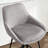 Absalom Modern 25.6" Swivel Upholstered Counter Stools with Back and Metal Frame-474628404-505018660