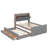 Full Size Wooden Extendable Bed With Storage Headboard, Outlets, Twin Size Trundle And Drawers-582511998