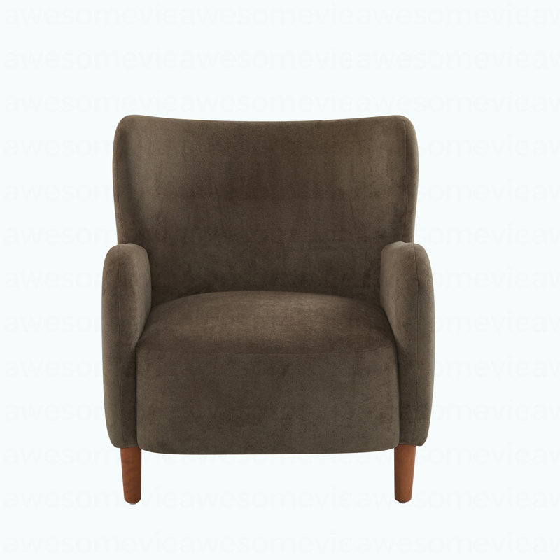 Fauteuil club à oreilles moderne rembourré